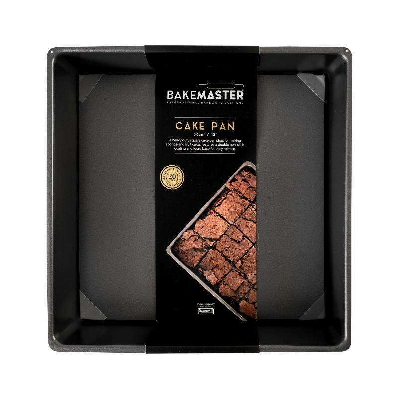 Loose Base Square Deep Cake Pan 30x30x9cm