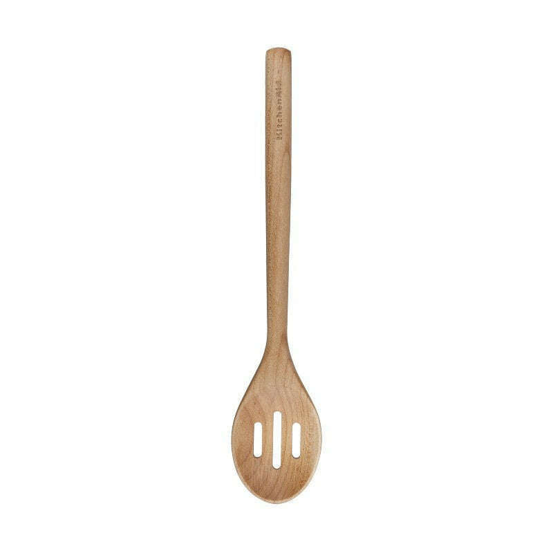 Maple Wood Slotted Spoon