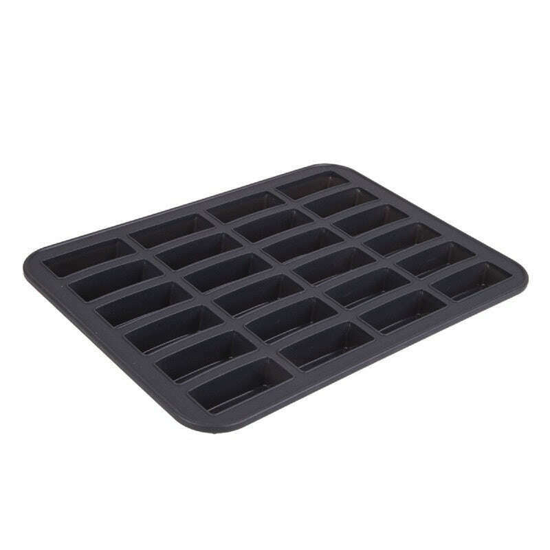 Mini Bar Pan Silicone 24 Cup Charcoal