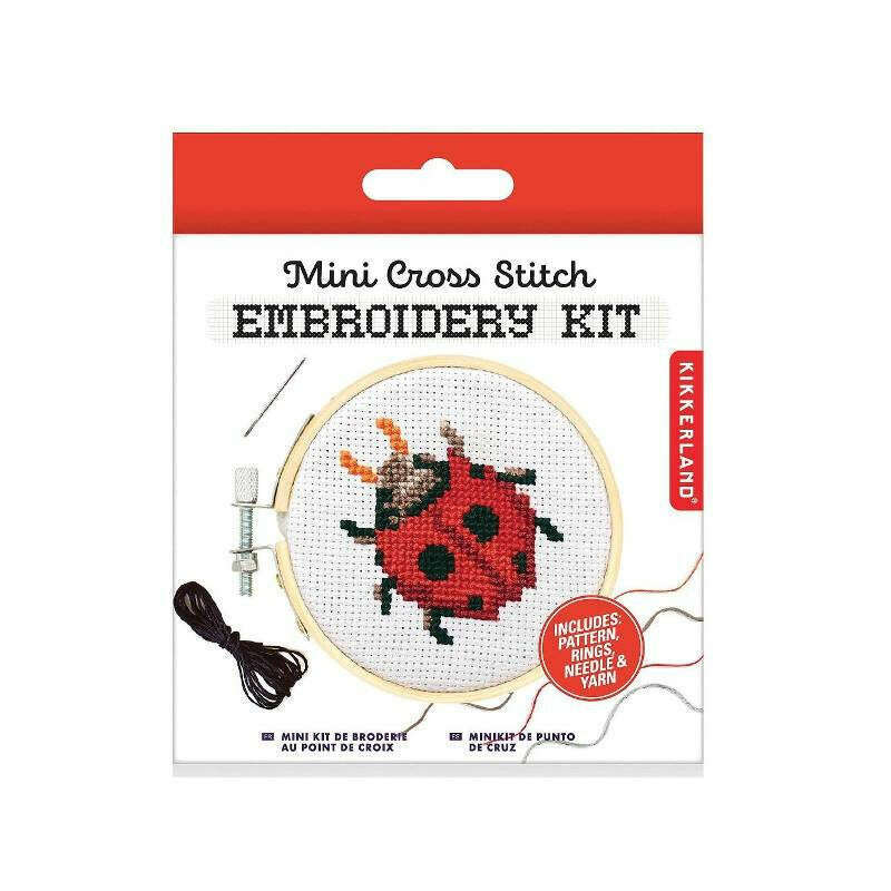 Mini Cross Stitch Kit Ladybug