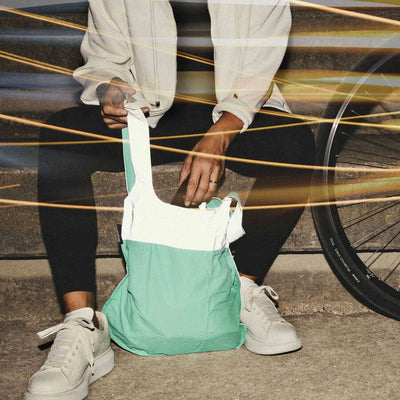 Mini Reflective Strap Bag & Backpack- Mint