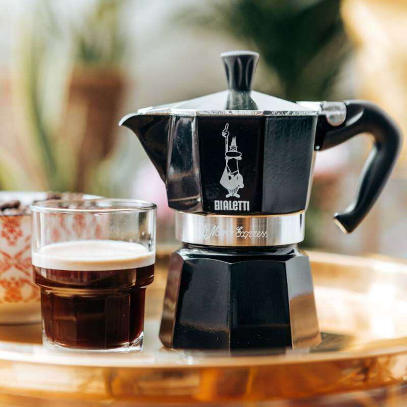 Moka Express Espresso Maker Black