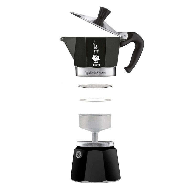 Moka Express Espresso Maker Black