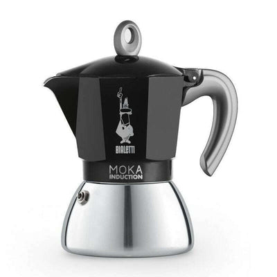 Moka Induction Bi Layer Espresso Maker Black