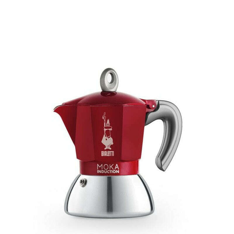 Moka Induction Bi Layer Espresso Maker Red