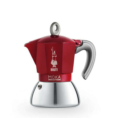 Moka Induction Bi Layer Espresso Maker Red