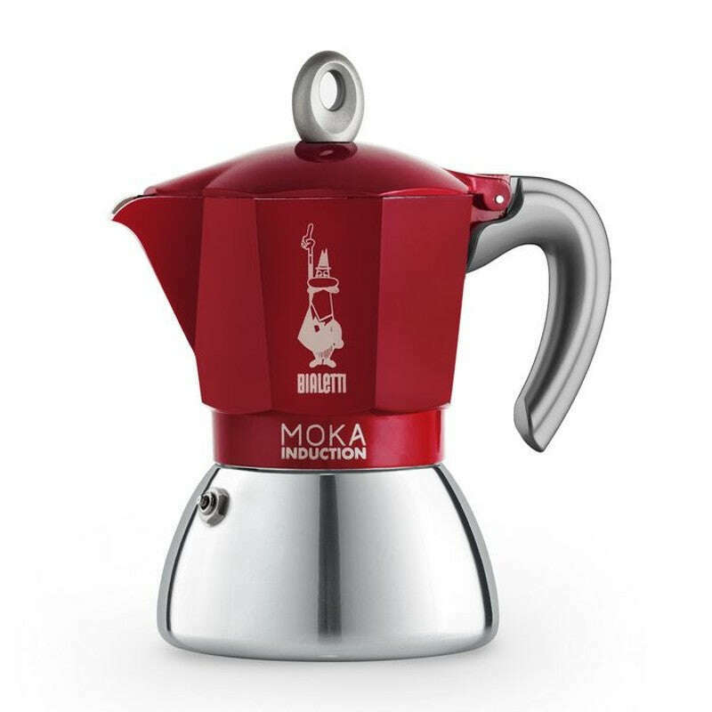 Moka Induction Bi Layer Espresso Maker Red