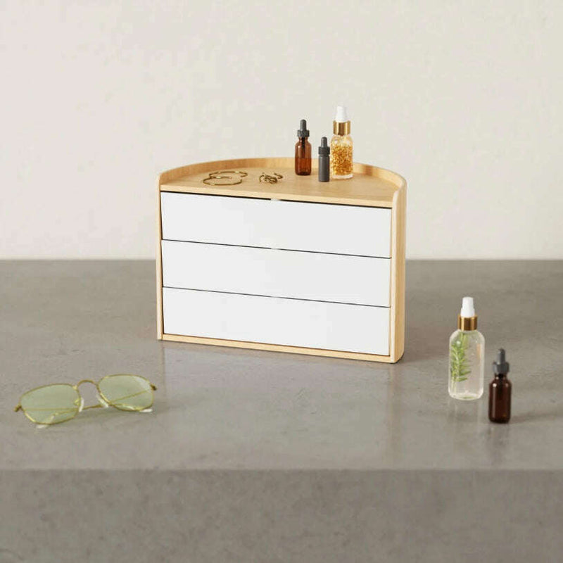 Moona Storage Box White/Natural