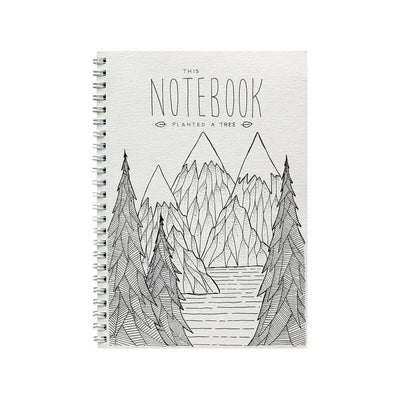 Notebook - Mountain Trees