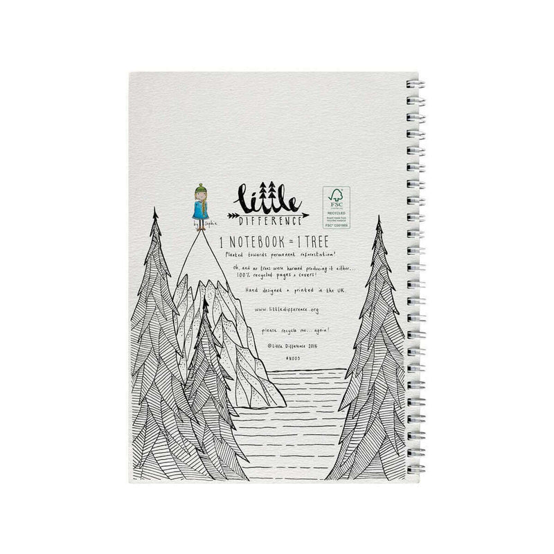 Notebook - Mountain Trees