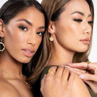 Penelope Huggies Earrings Gold