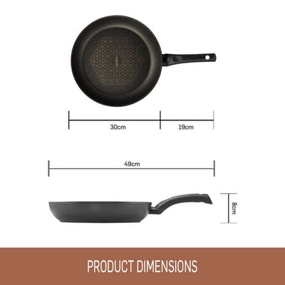 Per Salute French Skillet Nonstick Induction Open 30cm