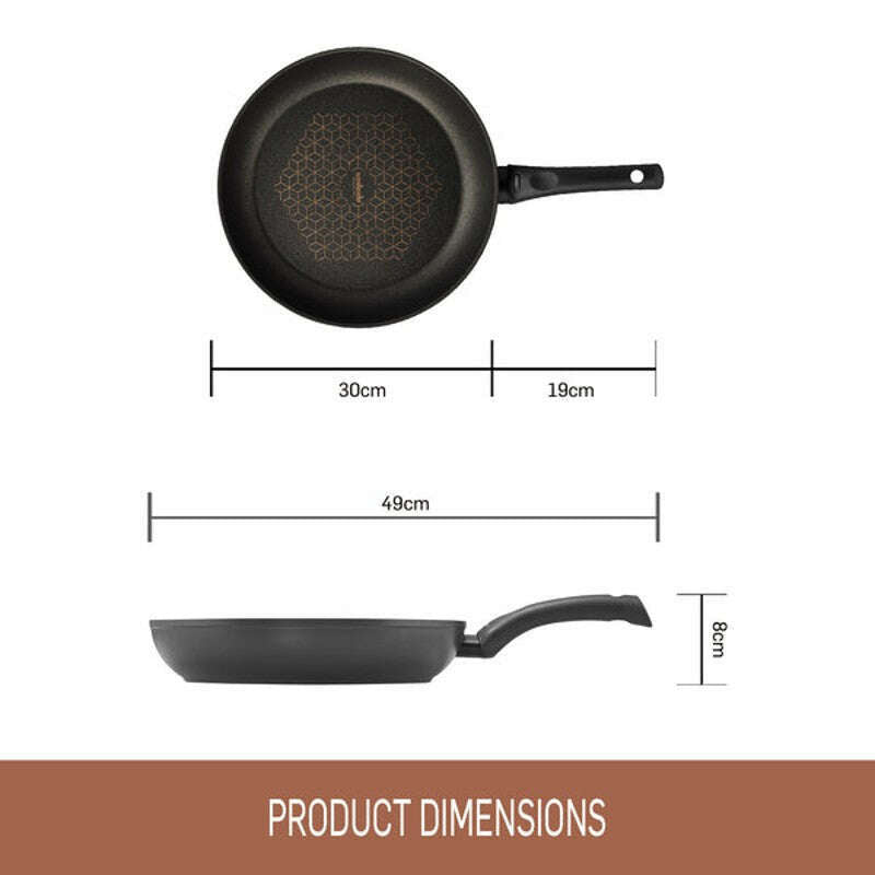 Per Salute French Skillet Nonstick Induction Open 30cm