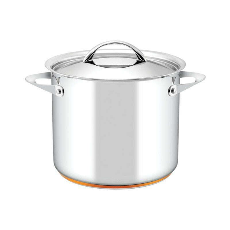 Per Vita Stainless Steel Covered Stockpot 24cm/9L