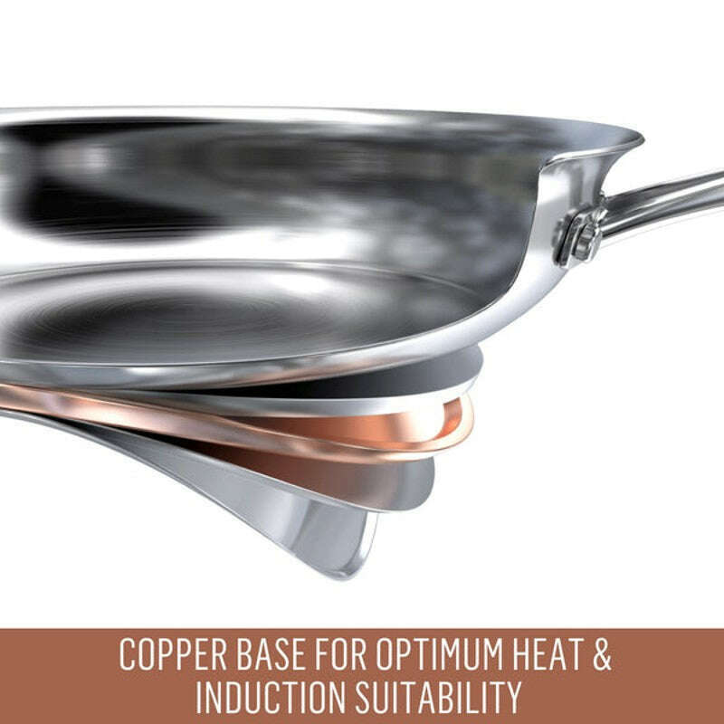 Per Vita Stainless Steel Covered Stockpot 24cm/9L