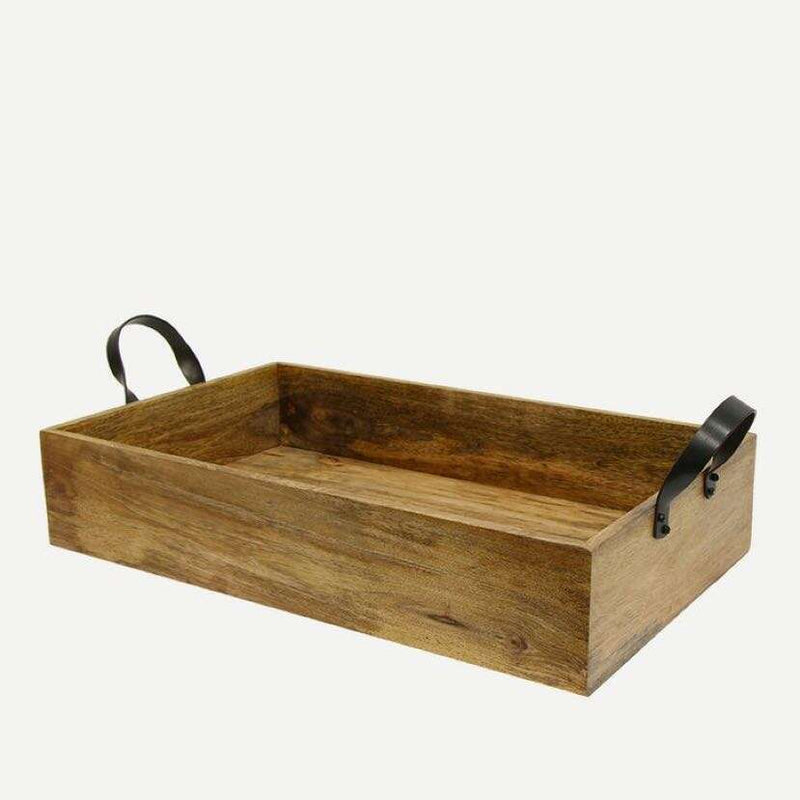 Ploughmans Rectangle Tray Iron Handles