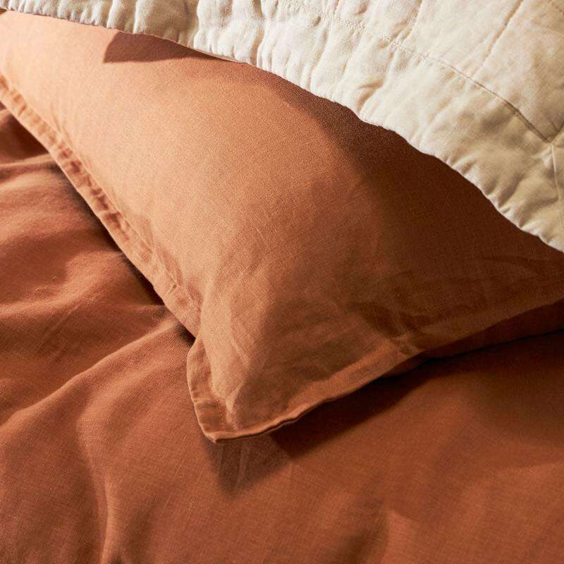 Pure Linen European Pillowcase Hazel