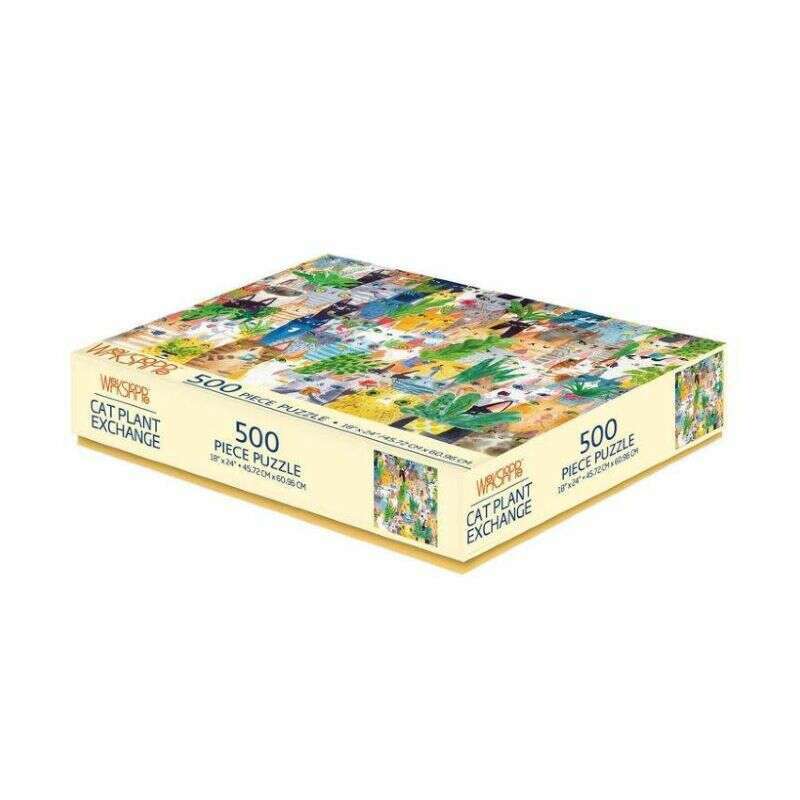 Puzzle Cat Plant Exchange 500 Pce