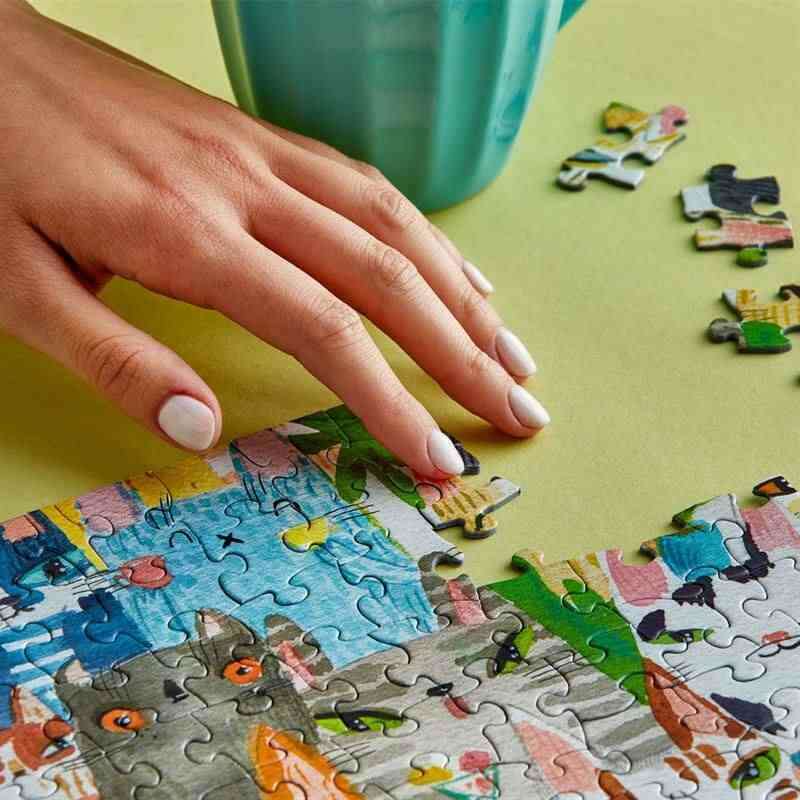 Puzzle Cat Plant Exchange 500 Pce