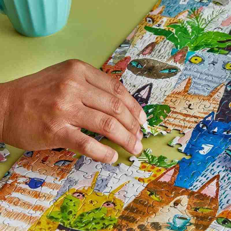 Puzzle Cat Plant Exchange 500 Pce