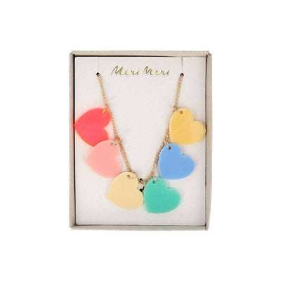 Rainbow Hearts Necklace