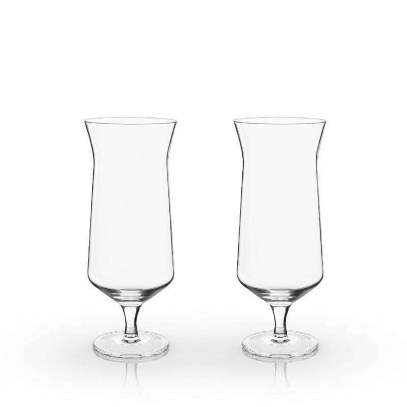 Raye Angled Hurricane Glasses Set of 2