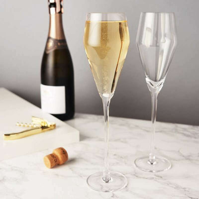 Raye Angled Prosecco Glasses Set of 2