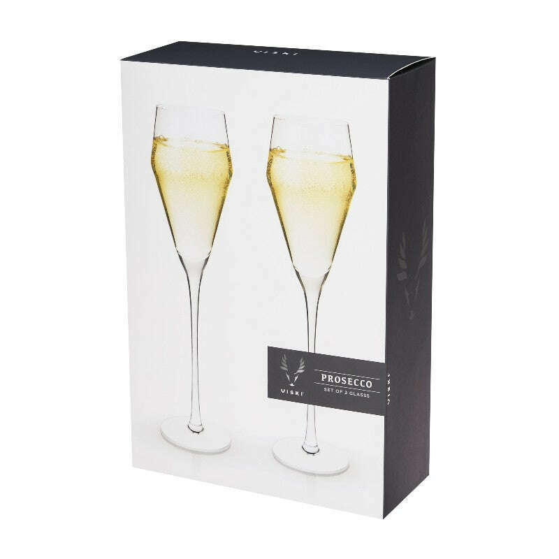 Raye Angled Prosecco Glasses Set of 2