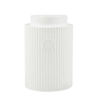 Ribbed Porcelain Vase Medium