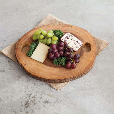 Rustic Farmhouse Acacia Wood Cheese Board