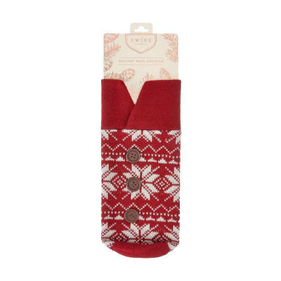 Rustic Holiday Woollen Wine Sweater