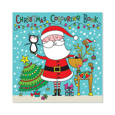 Santa Rudolph & Penguin Christmas Colouring Book