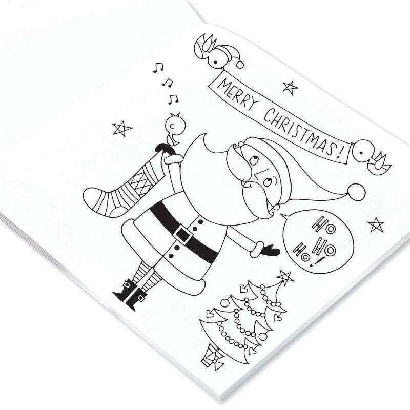 Santa Rudolph & Penguin Christmas Colouring Book