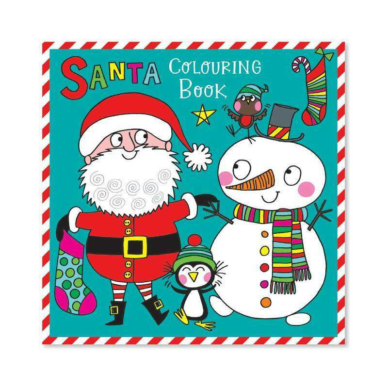 Santa & Snowman Christmas Colouring Book