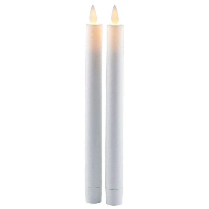 Sara Tall Rechargeable LED Candle Set Of 2 White