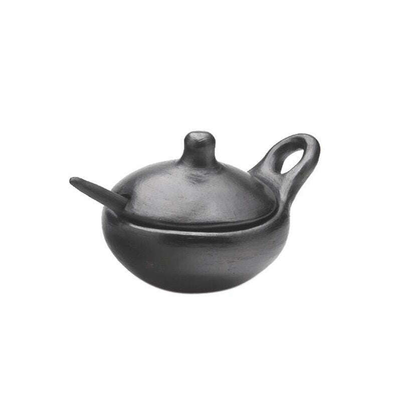 Sauceboat with Lid and Spoon