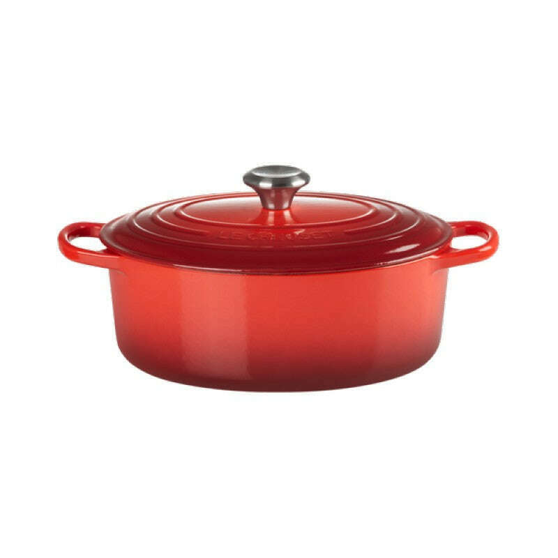 Signature Oval Casserole Cerise