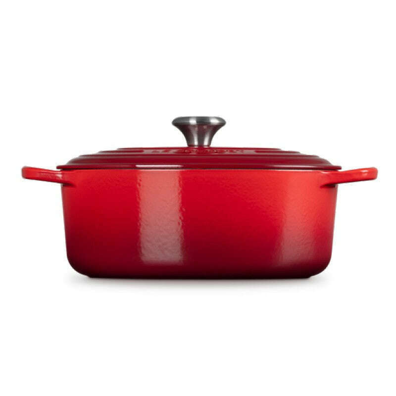 Signature Oval Casserole Cerise