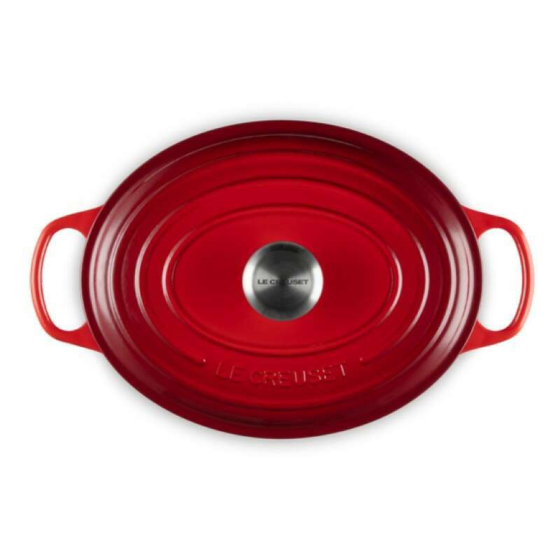 Signature Oval Casserole Cerise