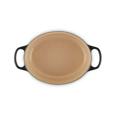 Signature Oval Casserole Satin Black