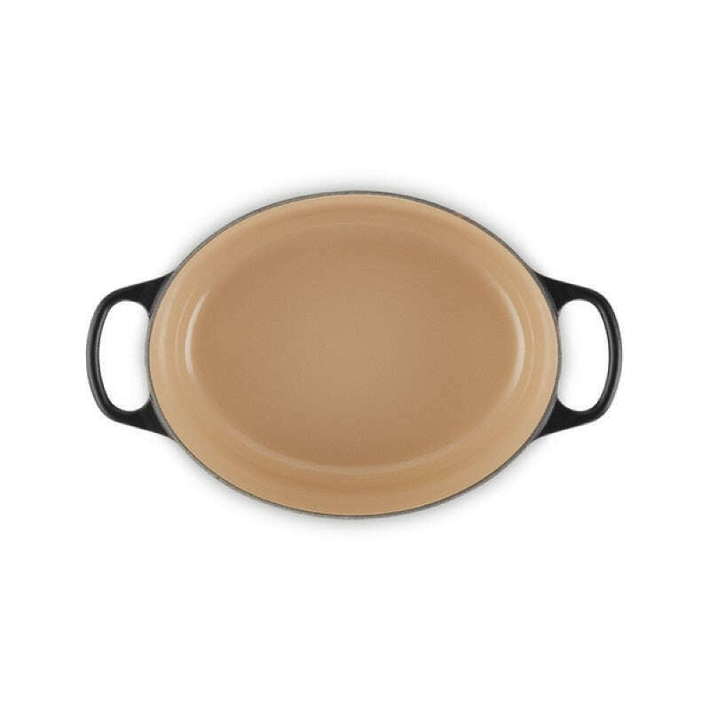 Signature Oval Casserole Satin Black