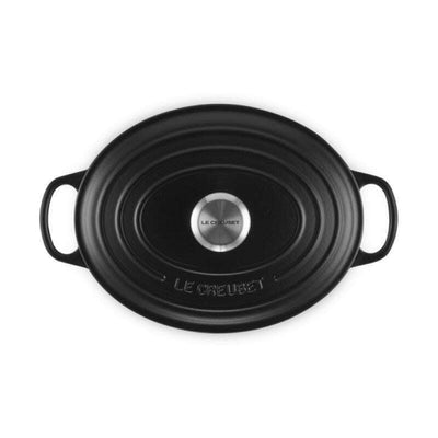 Signature Oval Casserole Satin Black