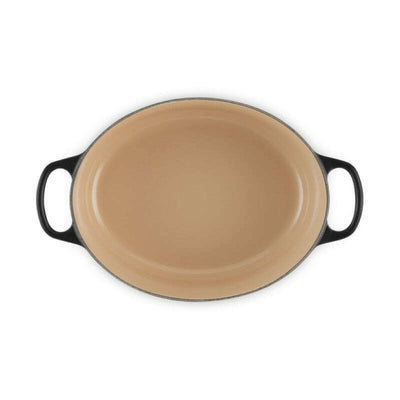 Signature Oval Casserole Satin Black