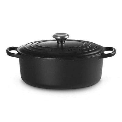 Signature Oval Casserole Satin Black
