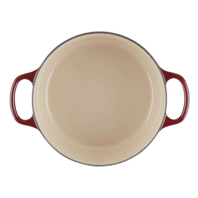 Signature Round Casserole Garnet with Gold Knob