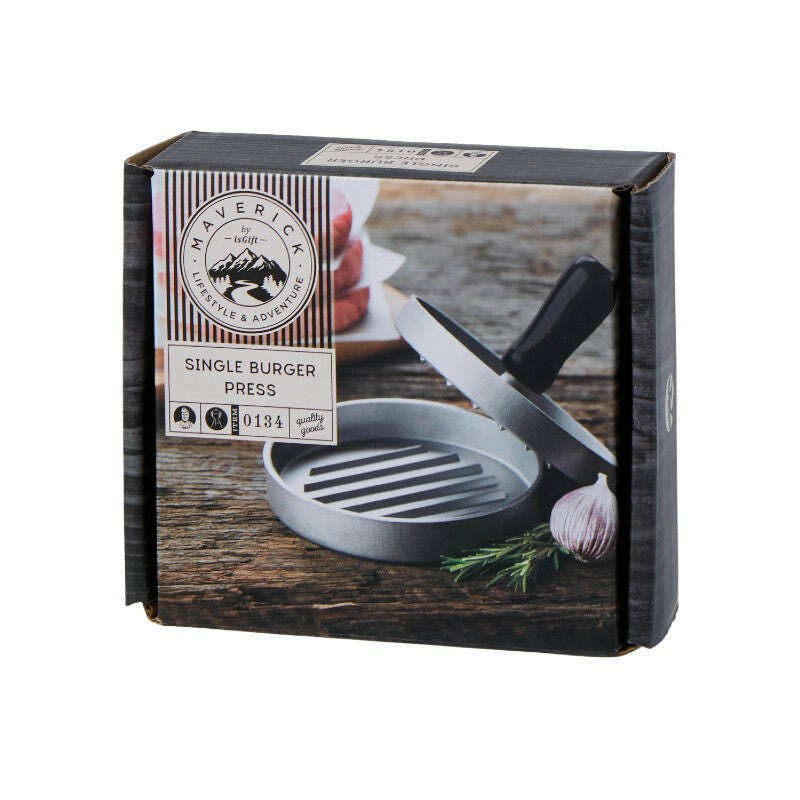 Single Burger Press Grey/Black