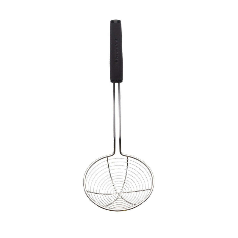 Soft Touch Wire Strainer Black