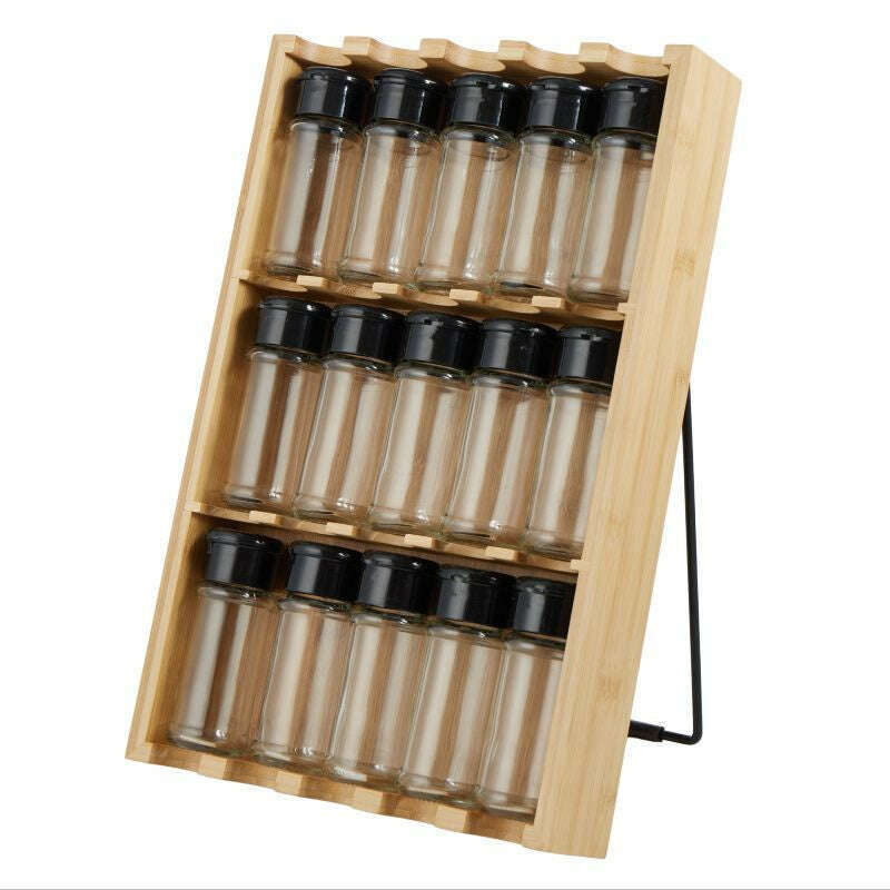 Spice Holder 15 Canister Set Natural