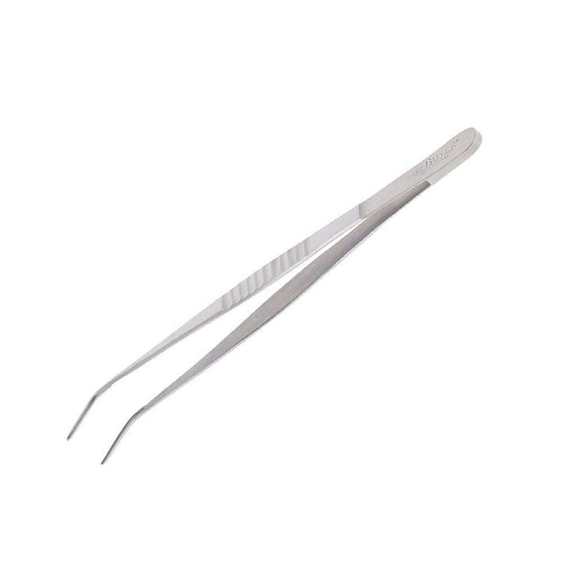 Stainless Steel Tweezers with Curved End 30cm