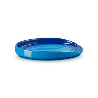 Stoneware Oval Spoon Rest Azure Blue